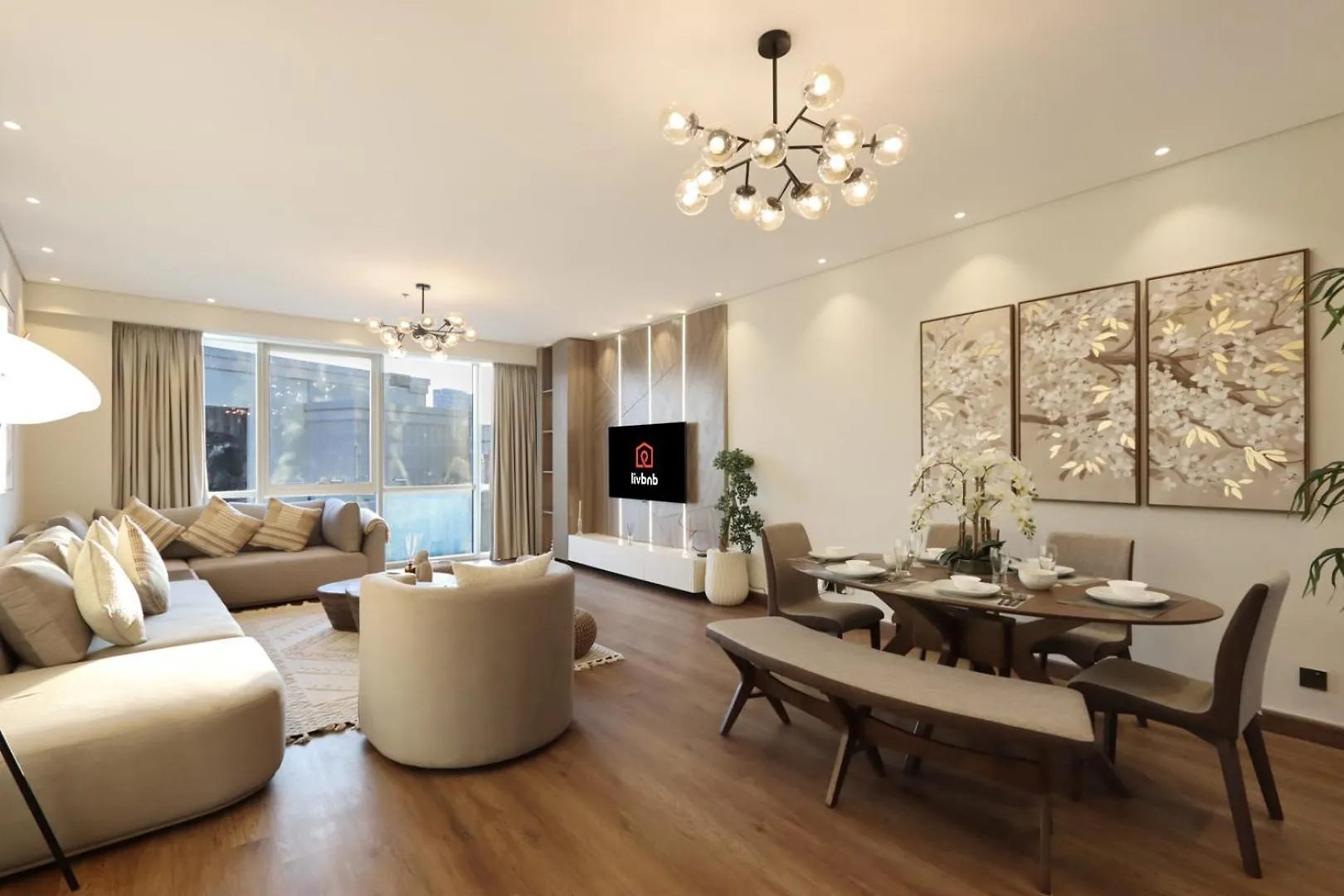 Livbnb-2B Stunner With Iconic Ain Dubai View United Arab Emirates